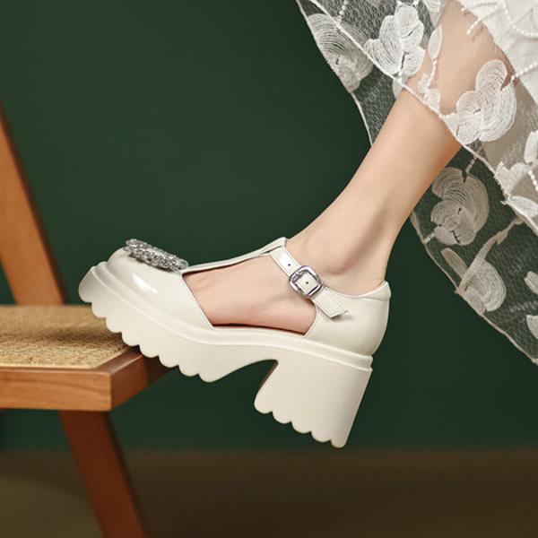 Handcrafted Luxury Leather Women's Shoes(EyunshangxAC2933)