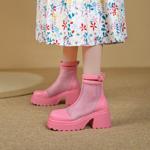 Handcrafted Luxury Genuine Leather Women's Shoes: Elegant Artistry in Every Pair(EyunshangxC2919)