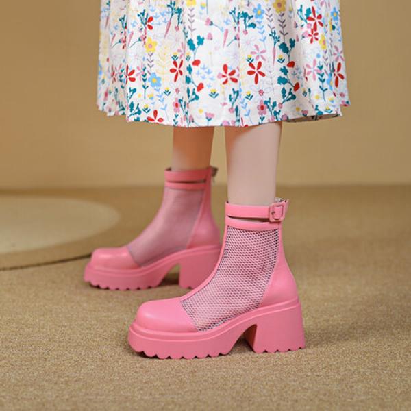 Handcrafted Luxury Genuine Leather Women's Shoes: Elegant Artistry in Every Pair(EyunshangxC2919)