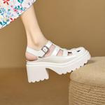 Elegant Handcrafted Leather Women's Shoes, Luxurious Quality(EyunshangxZ2610)