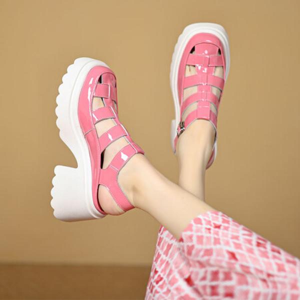 Elegant Handcrafted Leather Women's Shoes, Luxurious Quality(EyunshangxZ2610)