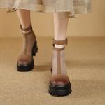 Exquisite Handcrafted Leather Women's Shoes - Luxury Elegance(Eyunshangx2717)