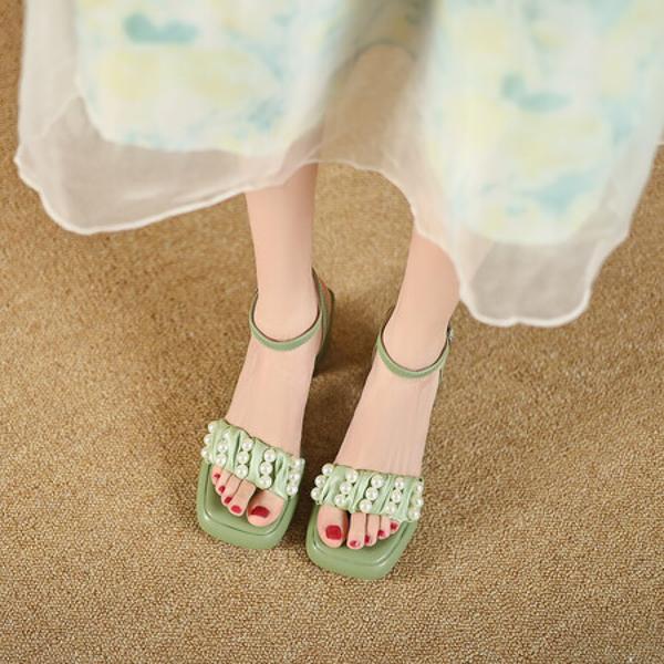 Luxury Genuine Leather Handmade Women's Shoes for Elegance(Eyunshangx2720)