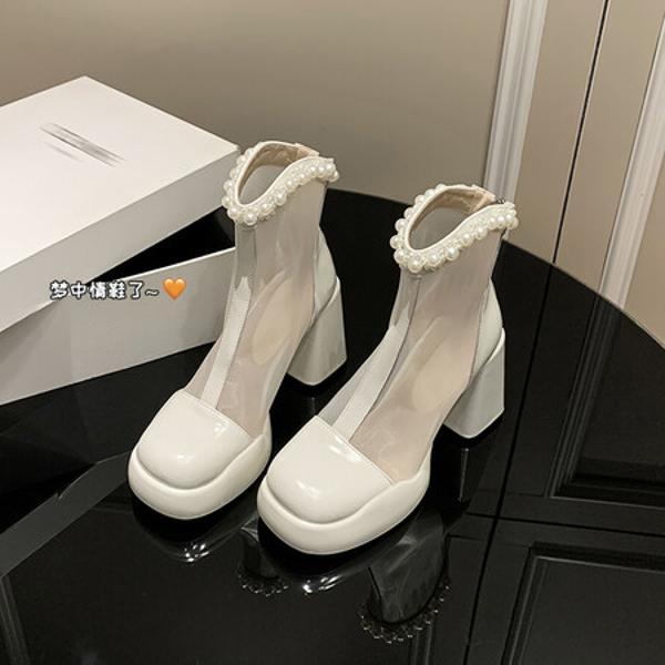 Elegant Handcrafted Leather Women's Shoes: Exquisite Quality and Craftsmanship(EyunshangxC2392)