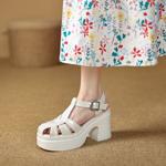 Handcrafted Luxury Leather Women's Shoes: Elegance in Every Stitch(EyunshangxYS-C2937-1)