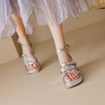 Handcrafted Leather Women's Shoes: Craftsmanship Meets Luxury Elegance(EyunshangxM1033-2)