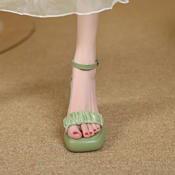 Exquisite Handmade Leather Women's Shoes: A Touch of Luxury and Elegance(EyunshangxC2920-1)