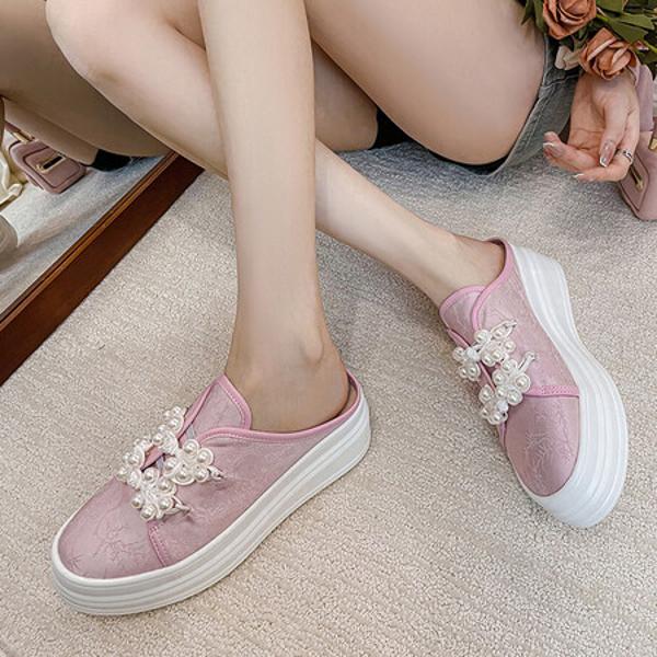 Handcrafted Genuine Leather Women's Shoes: Luxurious Elegance at Its Best(EyunshangxC2384-1)