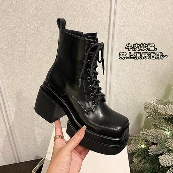 Elegant Handcrafted Leather Women's Shoes of Luxury Quality(EyunshangxZM5106)