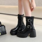 Exquisite Handmade Genuine Leather Women's Shoes - Luxurious Craftsmanship and Elegance(EyunshangxZM2412)