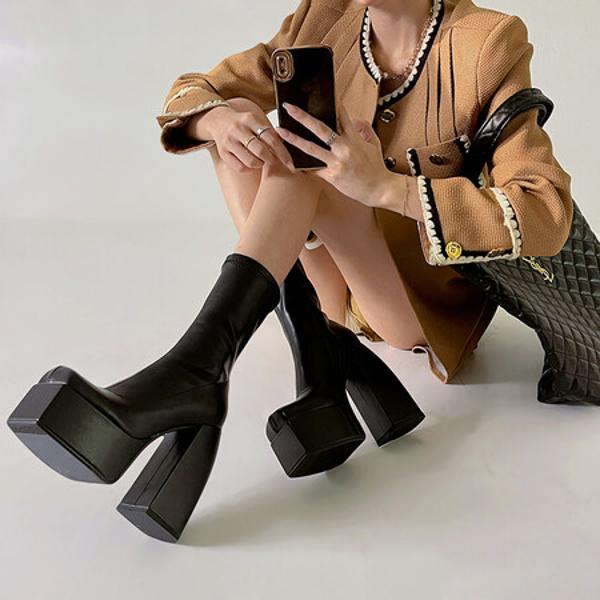 Handcrafted Genuine Leather Women's Shoes: Luxury & Elegance(Eyunshangx8731)