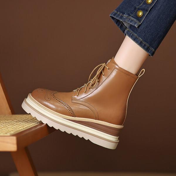 Elegant Handmade Genuine Leather Women's Shoes(EyunshangxZM2438)