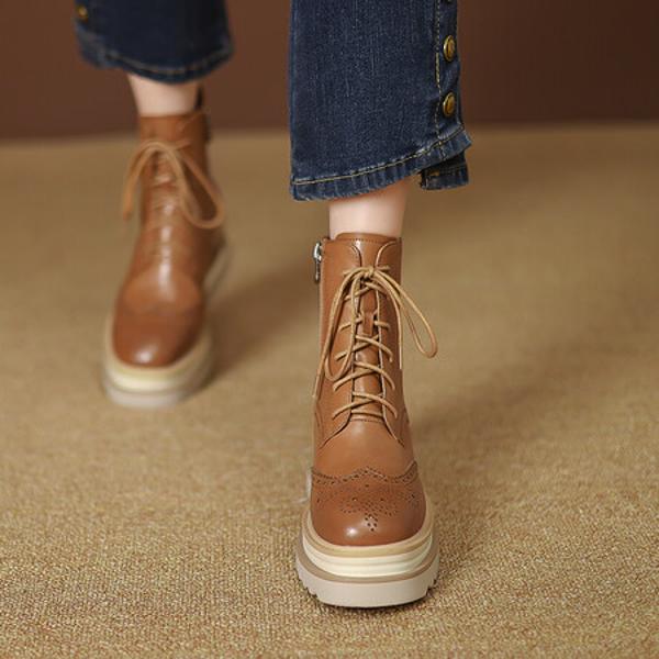 Elegant Handmade Genuine Leather Women's Shoes(EyunshangxZM2438)