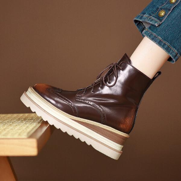 Exquisite Handmade Leather Women's Shoes: Luxury Craftsmanship for Timeless Elegance(EyunshangxZM2437)