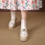 Luxury Handmade Leather Women's Shoes: Exquisite Craftsmanship(EyunshangxZM2442)