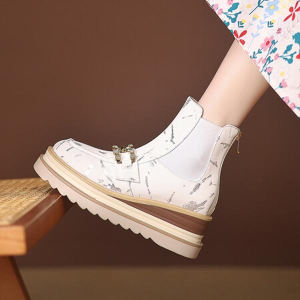 Luxury Handmade Leather Women's Shoes: Exquisite Craftsmanship(EyunshangxZM2442)