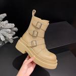 Handcrafted Genuine Leather Women's Shoes - Elegant Luxury(EyunshangxZM5112-2)