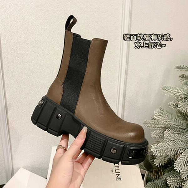 Exquisite Handcrafted Genuine Leather Women's Shoes: Luxurious Elegance(EyunshangxZM5115-2)