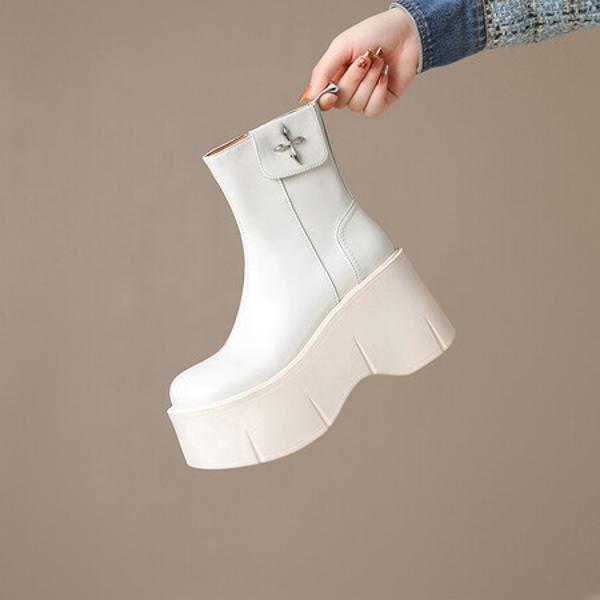 Handcrafted Luxury Genuine Leather Women's Shoes with Exquisite Craftsmanship(EyunshangxM3119-1)