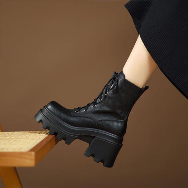 Handcrafted Luxury Leather Women's Shoes: Elegant Artistry(EyunshangxYSZ2627-2)