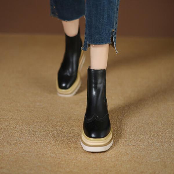 Luxury Handcrafted Genuine Leather Women's Shoes: Exquisite Artistry and Elegance(EyunshangxZ2629-1)