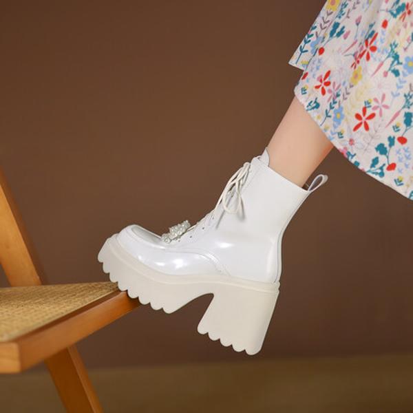 Elegant Handcrafted Leather Women’s Shoes of High Quality and Luxury(EyunshangxC2973-2)