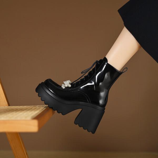 Elegant Handcrafted Leather Women’s Shoes of High Quality and Luxury(EyunshangxC2973-2)