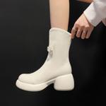Handmade Leather Women’s Shoes: Elegant Craftsmanship for Luxurious Comfort(EyunshangxC2957)