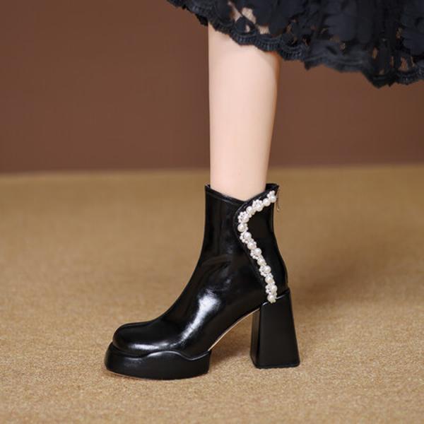 Exquisite Handcrafted Leather Women’s Shoes: Luxury, Elegance, Quality(EyunshangxYSC2992-1)