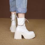 Handcrafted Leather Women's Shoes: Elegant Luxury Crafted with Precision(EyunshangxC2990-1)