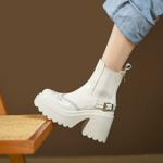 Exquisite Handcrafted Leather Women's Shoes: Luxurious Elegance in Every Stitch(EyunshangxC2965-2)