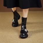 Handcrafted Leather Women's Shoes: Luxe Artisan Craftsmanship & Elegance(EyunshangxC2969-2)