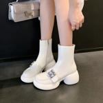 Handcrafted Leather Women's Shoes: Luxe Artisan Craftsmanship & Elegance(EyunshangxC2969-2)