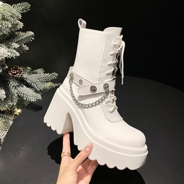 Luxury Handmade Leather Women's Shoes for Elegant Style(EyunshangxC2988-1)