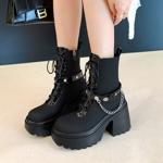 Luxury Handmade Leather Women's Shoes for Elegant Style(EyunshangxC2988-1)