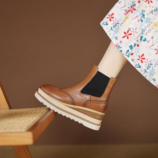 Elegant Handmade Leather Women's Shoes - Exquisite Craftsmanship & Luxury(EyunshangxZ2629-2)