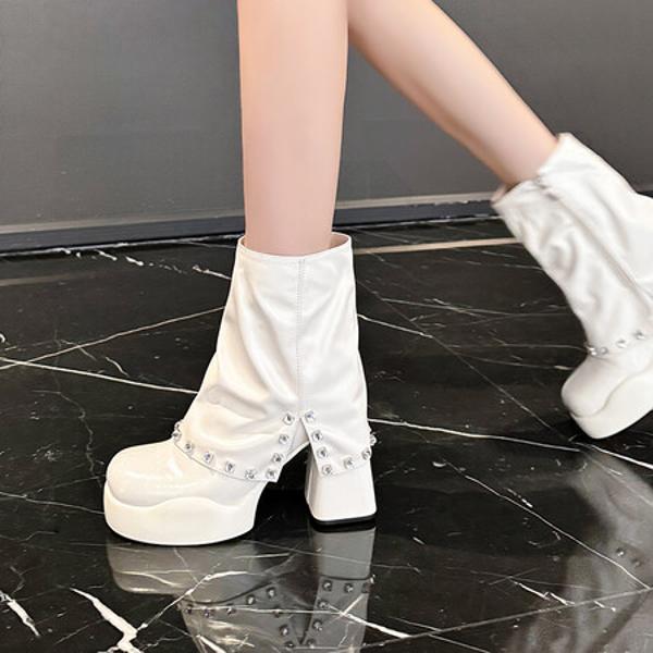 Exquisite Handcrafted Leather Women's Shoes: Luxury, Elegance, Premium Quality(EyunshangxZM2446)