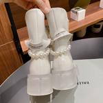 Handcrafted Luxurious Leather Women's Shoes: Exquisite Artistry & Elegance(EyunshangxA6266-2)