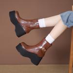 Exquisite Handcrafted Leather Women’s Shoes for Timeless Elegance(EyunshangxZM2449)