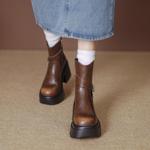 Luxurious Handcrafted Leather Women's Shoes: Artisanal Quality and Elegant Design(EyunshangxZM2452)