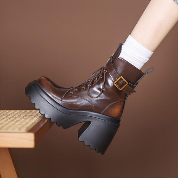 Exquisite Handcrafted Leather Women's Shoes: Elegance in Every Stitch(EyunshangxZM2453)