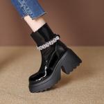 Exquisite Handmade Leather Women's Shoes: Luxurious Elegance(EyunshangxZM2448)