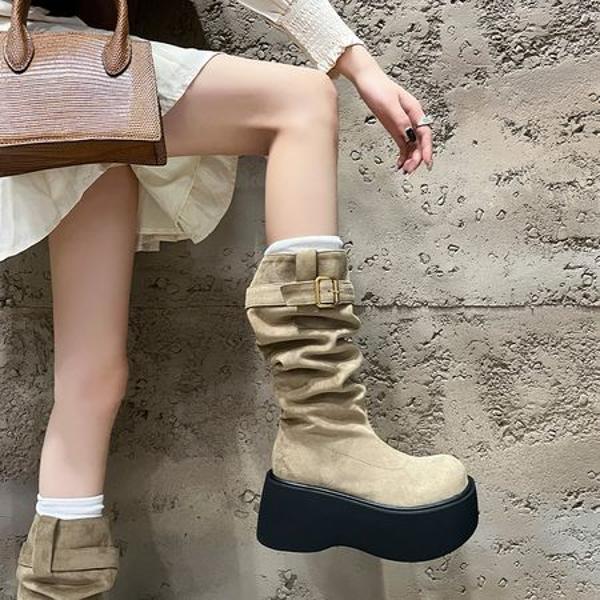 Elegant Handcrafted Leather Women's Shoes of Luxurious Quality(Eyunshangx7257)