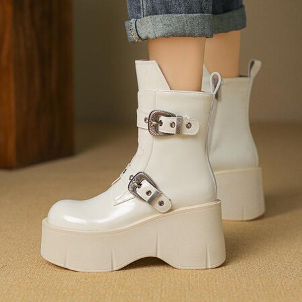 Handcrafted Genuine Leather Women's Shoes: Luxury, Elegance, Quality Craftsmanship(Eyunshangx68131)