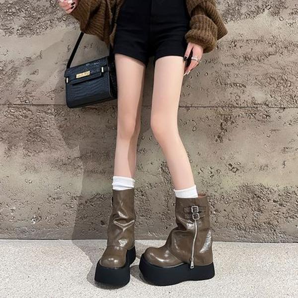 Handcrafted Leather Women's Shoes: Luxury & Elegance(Eyunshangx72511)