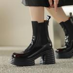 Elegant Handmade Leather Women's Shoes: Exquisite Craftsmanship & Luxury Quality(EyunshangxXHL8784)