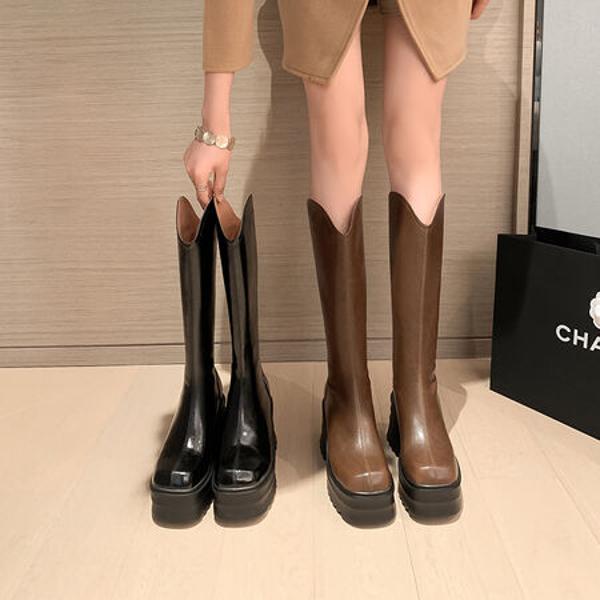 Handcrafted Leather Women's Shoes: Luxury Elegance & Quality(EyunshangxXHL22928)