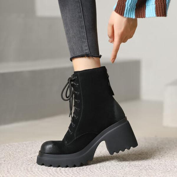 Luxury Handmade Leather Women's Shoes: Craftsmanship & Elegance(EyunshangxX3632)