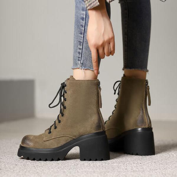 Luxury Handmade Leather Women's Shoes: Craftsmanship & Elegance(EyunshangxX3632)