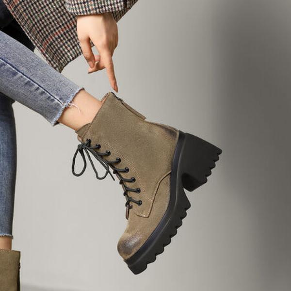 Luxury Handmade Leather Women's Shoes: Craftsmanship & Elegance(EyunshangxX3632)